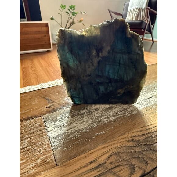 ✨ Natural Rainbow Labradorite Quartz Crystal Large Energy Healing Stone Ball - Picture 2 of 5